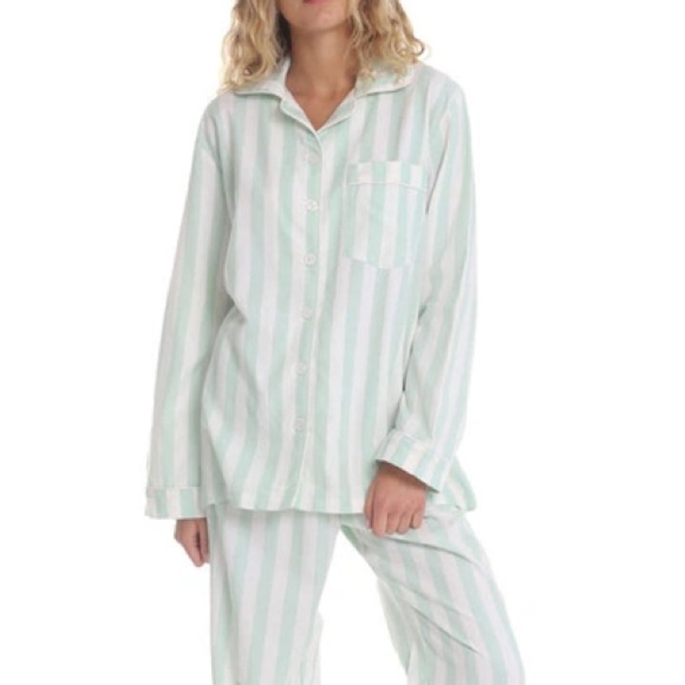 Papinelle Matcha Striped Pajama Set - Medium